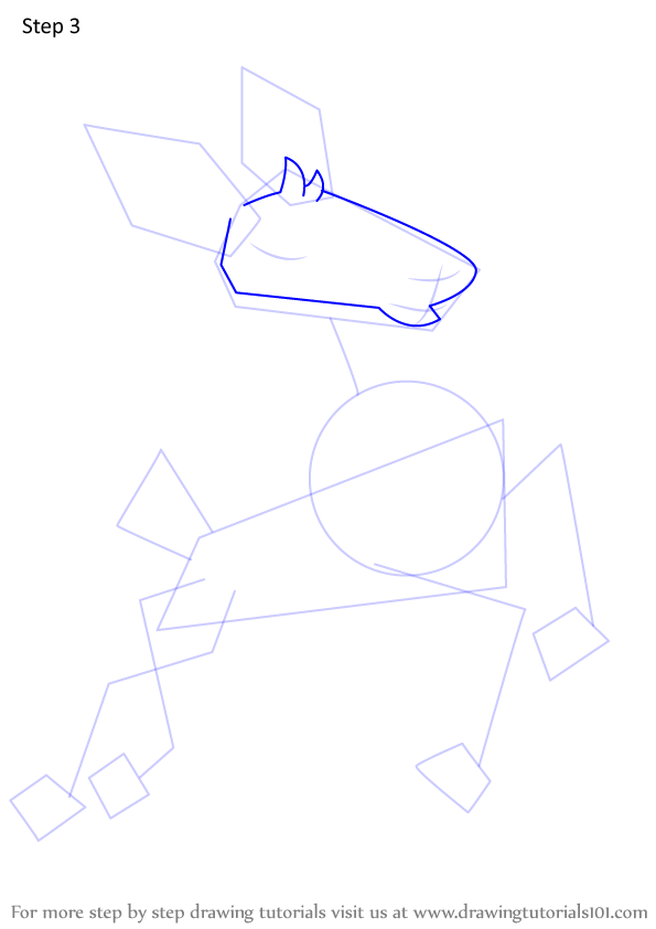 How to Draw Jamaaliday Deer from Animal Jam (Animal Jam) Step by Step ...