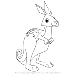 How to Draw Kangaroo from Animal Jam