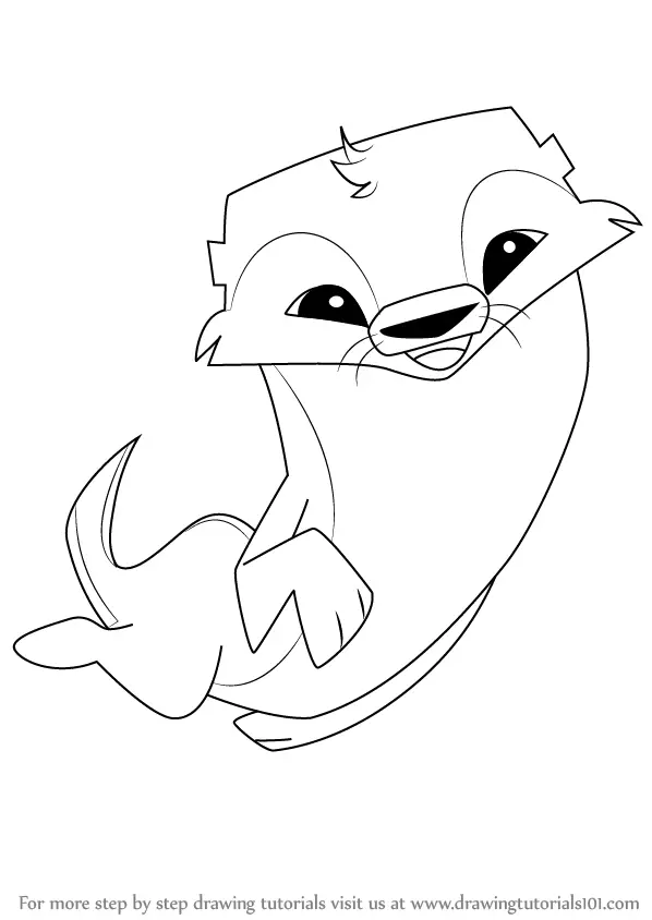 Learn How To Draw Otter From Animal Jam Animal Jam Step By Step Drawing Tutorials These easy drawings for beginers very easy to draw, each lesson includes detailed. learn how to draw otter from animal jam
