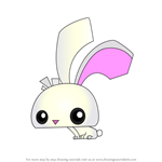 How to Draw Pet Bunny from Animal Jam