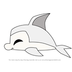 How to Draw Pet Dolphin from Animal Jam