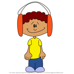 How to Draw Achmed Khan from Backyard Sports