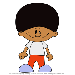 How to Draw Dante Robinson from Backyard Sports