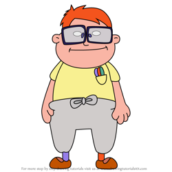 How to Draw Dimitri Ivan Petrovich from Backyard Sports