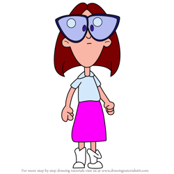 How to Draw Lisa Crocket from Backyard Sports