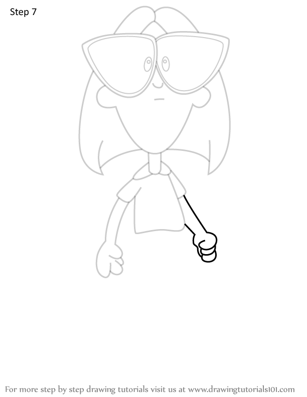 How to Draw Lisa Crocket from Backyard Sports (Backyard Sports) Step by ...