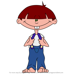 How to Draw Marky Dubois from Backyard Sports