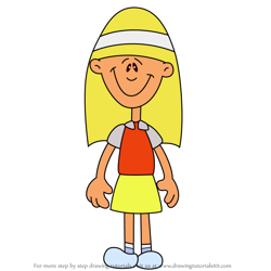 How to Draw Sidney Marie Webber from Backyard Sports