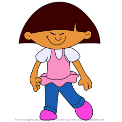 How to Draw Vicki Kawaguchi from Backyard Sports