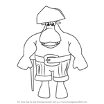 How to Draw Captain Blubber from Banjo-Kazooie
