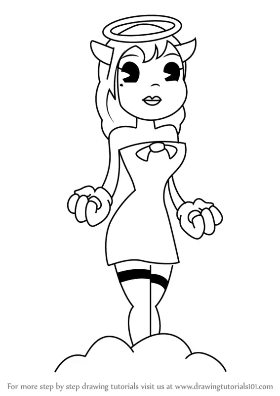 bendy and the ink machine alice angel mmd