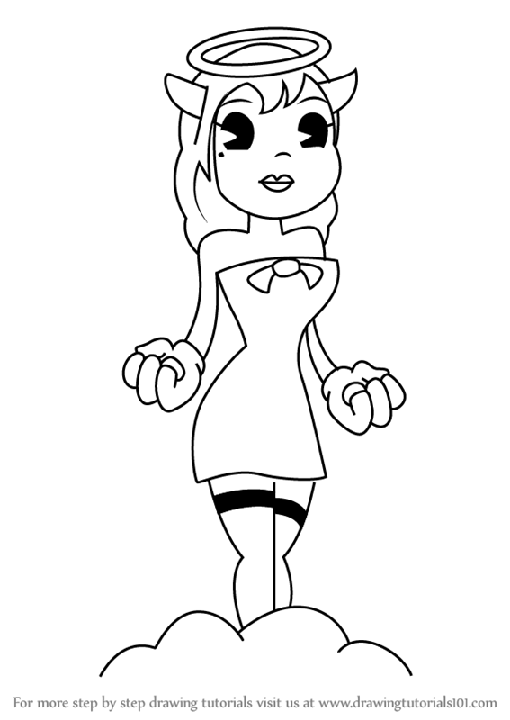 bendy and the ink machine alice angel mmd