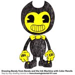 How to Draw Bendy from Bendy and the Ink Machine