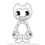 How to Draw Bendy from Bendy and the Ink Machine