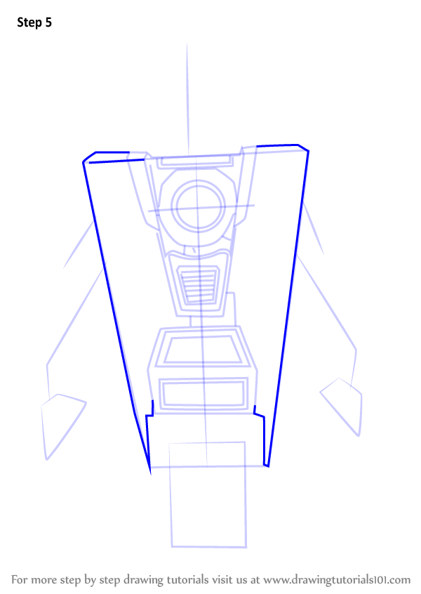Learn How to Draw Claptrap from Borderlands (Borderlands) Step by Step