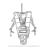 How to Draw Claptrap from Borderlands