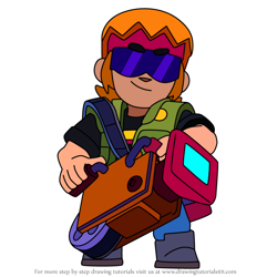 How to Draw Buster from Brawl Stars
