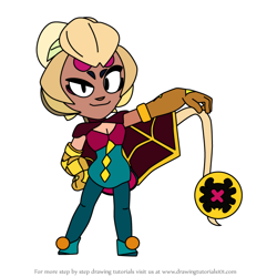 How to Draw Charlie from Brawl Stars