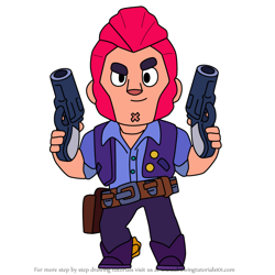 How to Draw Colt from Brawl Stars