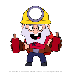 How to Draw Dynamike from Brawl Stars