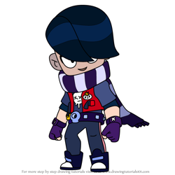 How to Draw Edgar from Brawl Stars