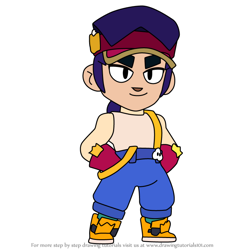 How to Draw Fang from Brawl Stars