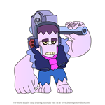 How to Draw Frank from Brawl Stars