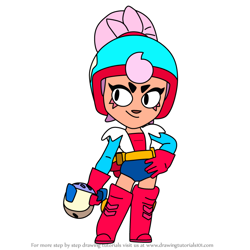 How to Draw Janet from Brawl Stars