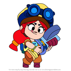 How to Draw Jessie from Brawl Stars