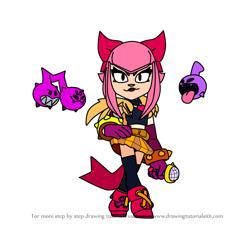 How to Draw Melodie from Brawl Stars