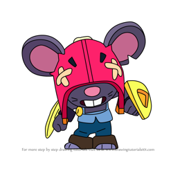 How to Draw Moe from Brawl Stars