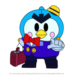 How to Draw Mr. P from Brawl Stars