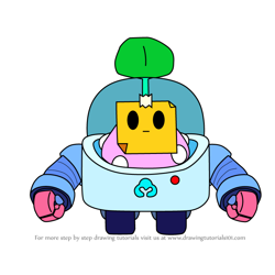 How to Draw Sprout from Brawl Stars