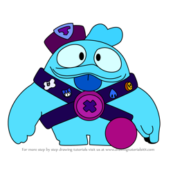 How to Draw Squeak from Brawl Stars