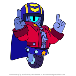 How to Draw Stu from Brawl Stars