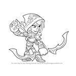 How to Draw Ember from Brawlhalla