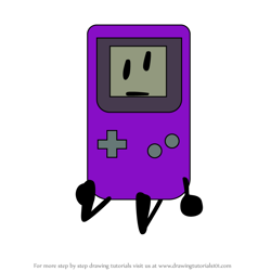 How to Draw Gameboy from Burger Brawl