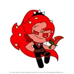 How to Draw Chili Pepper Cookie from Cookie Run Kingdom