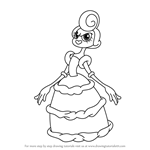 How to Draw Baroness Von Bon Bon from Cuphead