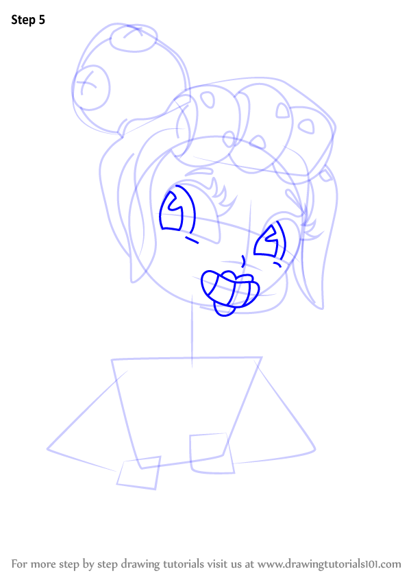 How to Draw Cala Maria from Cuphead (Cuphead) Step by Step