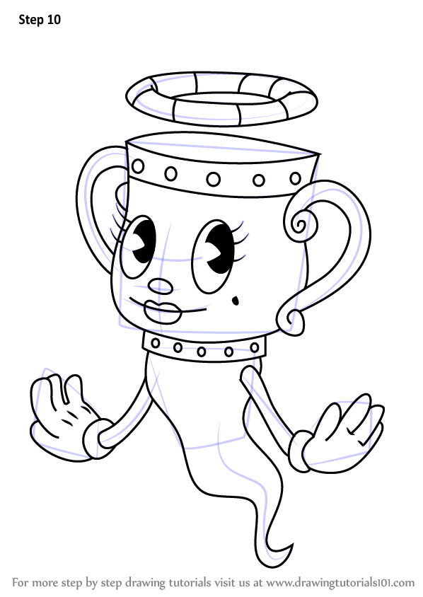 Learn How to Draw The Legendary Chalice from Cuphead (Cuphead) Step by