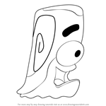How to Draw Snailbrow from Cut the Rope