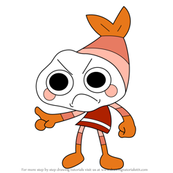 How to Draw Shrimpo from Dandy's World