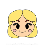 How to Draw Alice from Disney Emoji Blitz