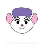 How to Draw Bianca from Disney Emoji Blitz