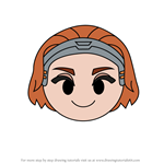 How to Draw Bo-Katan from Disney Emoji Blitz