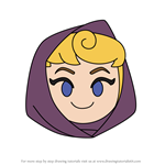 How to Draw Briar Rose from Disney Emoji Blitz