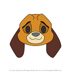 How to Draw Copper from Disney Emoji Blitz