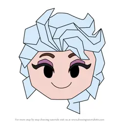 How to Draw Diamond Elsa from Disney Emoji Blitz
