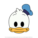 How to Draw Donald Duck from Disney Emoji Blitz
